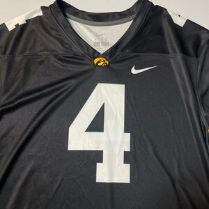 Nike Team Dri-Fit Iowa Hawkeyes Football #4 Jersey Adult Size Large